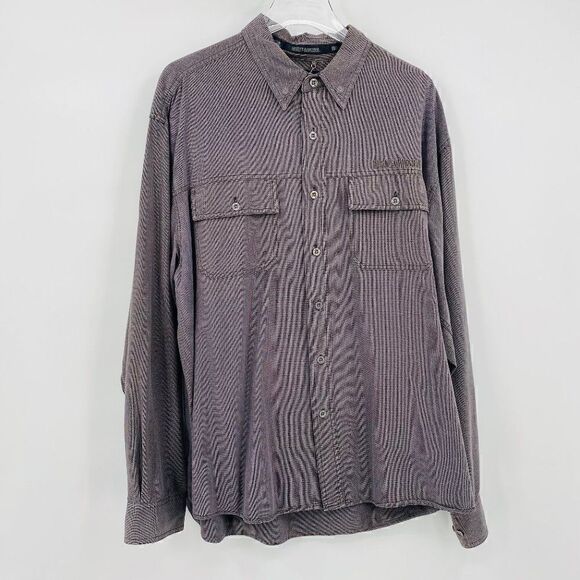 Harley Davidson Size XL Gray Long Sleeve Cotton Motorcycle Button Down Shirt - Picture 1 of 8